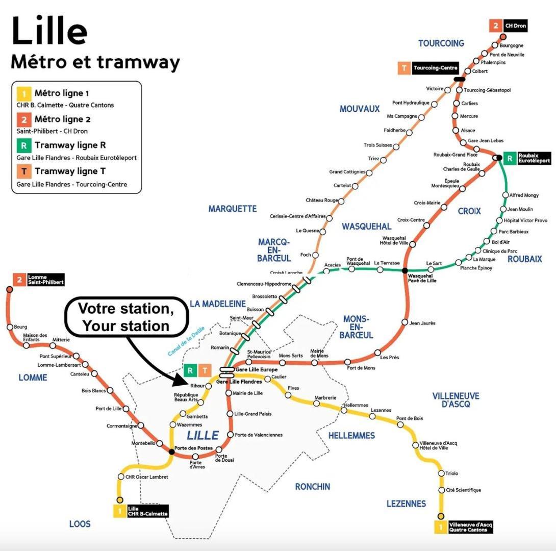 Equipped Studio In Vieux-Lille Near Grand Place 外观 照片